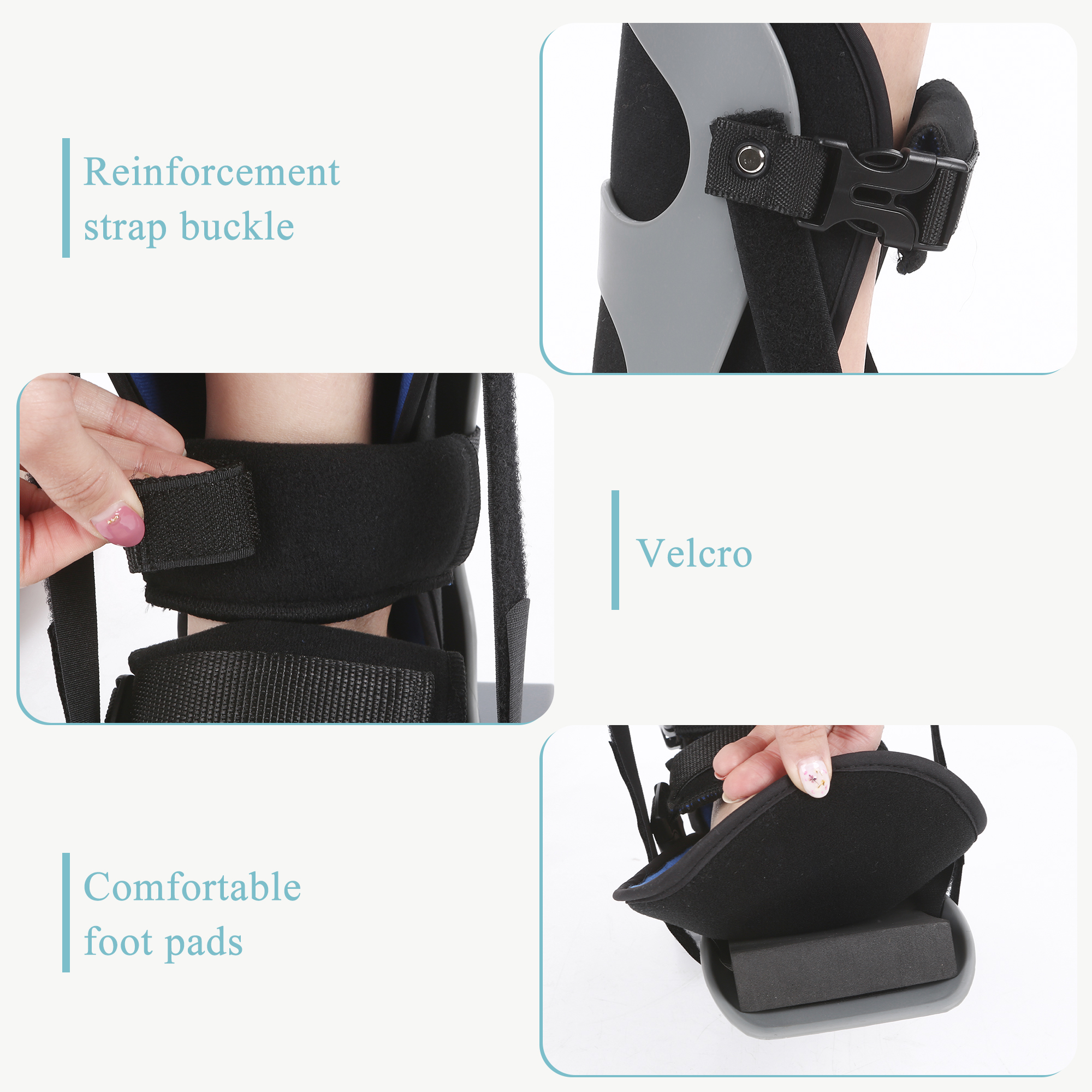 Foot Drop Prevention Inversion and Eversion Correction Shoes Stroke Hemiplegia Rehabilitation Foot Support