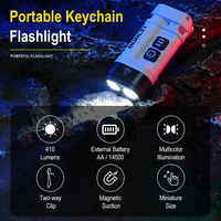 Lampe torche Boruit 880LM, puissante, rechargeable, petite, multifonction, étanche.