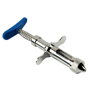 Aguja para vacunación de varicela, aguja doble, inyector de vacunación continua, jeringa veterinaria reutilizable de 2,5 ml para aves - Product Image 3