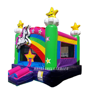 Château gonflable <span class=keywords><strong>pour</strong></span> filles, motif dessin animé, <span class=keywords><strong>pour</strong></span> enfants, jeux d'extérieur, amusant, pas cher - Product Image 3