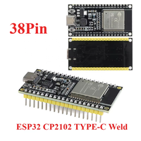 ESP32 papan pengembangan WiFi + BT konsumsi daya ultra-rendah Dual Core 38Pin ESP-32 ESP32S ESP-32S ESP 32 mirip ESP8266