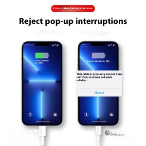 Pd20w 3A sạc nhanh Cable Đối với Apple 13 & iPhone 14 Braid shielded USB cáp dữ liệu với TPE Áo khoác điện thoại di động sử dụng - Product Image 3