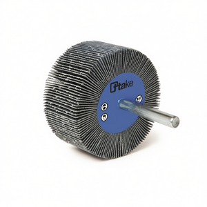 Disque à lamelles abrasif Ttake 30x20 mm, tige de 6 mm, grain 80, pour le meulage du métal - Product Image 2