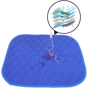 Washable <b>Chair</b> <b>Pads</b>, Reusable Adult Blue Bed <b>Pad</b> KMINA K40045 - Product Image 6
