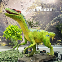 Dinosaure animatronique d'intérieur, modèle réaliste grandeur nature personnalisé pour la décoration
