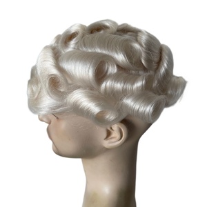 Cabello Humano Virgen Indio para Reemplazo Capilar, <span class=keywords><strong>Color</strong></span> <span class=keywords><strong>Platino</strong></span> # 60RY Nuevo Tupé AUS 8x10 para Hombres Europeos - Product Image 6