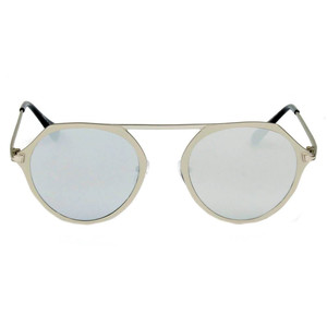 DRESDEN Lunettes de soleil rondes modernes à monture plate et fine - Product Image 4
