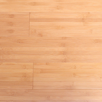 Piso de Bambú Natural Click Impermeable Duradero para Interiores, Laminados de Madera de Bambú para el Hogar
