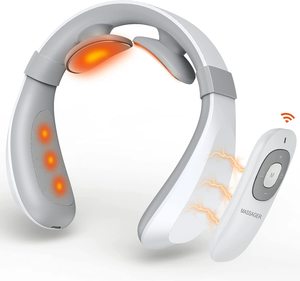 Masajeador eléctrico inteligente <span class=keywords><strong>Tens</strong></span> para aliviar el dolor, dispositivo de masaje de cuello sin cable, con 6 modos y 15 niveles - Product Image 1