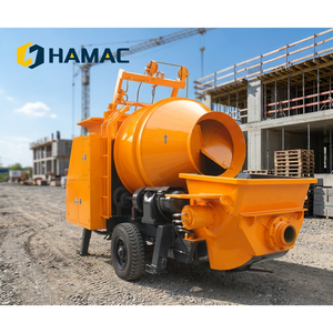 Pompe à béton diesel et électrique d'occasion sur remorque, capacité 18 m³/h, productivité 2 m³/h, transport vertical 150 m - Product Image 3