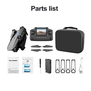 Mini drone E88 Pro Max pour débutants avec deux caméras 4K, écran HD, télécommande, LED, pliable, jouets, cadeaux, UAV, petit quadricoptère RC - Product Image 3