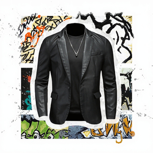 Men's Autumn Casual Regular Safari <b>Jacket</b> Crew Neck Front Logo Canvas Fabric Waterproof Breathable Quick Dry Outdoor Design - Product Image 2