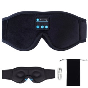 Masque de sommeil 3D sans fil avec écouteurs intégrés et bandeau Bluetooth pour la musique du sommeil - Product Image 2