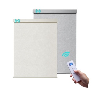 Compre Persianas Enrollables Eléctricas, Pantalla Solar Opaca, Persianas Enrollables Motorizadas Automáticas con Batería y <span class=keywords><strong>Cortinas</strong></span> para Ventanas - Product Image 1