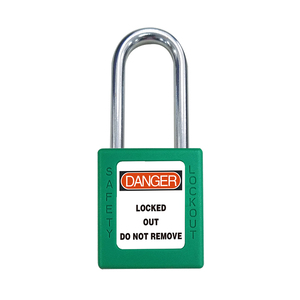 China Factory Insulation Safety Padlock Security Padlock With Light Green Color Manufacturer Loto Safety Door Locking Devices