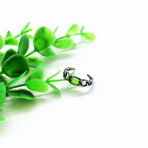 yunnique Retro Fashion Geometric Spike <b>Open</b> <b>Ring</b> Titanium Steel Men's Jewelry Gift - Product Image 4