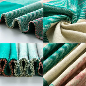 Высококачественный оптовый мягкий пашминовый шарф по фабричной цене, зимний шарф в клетку с кисточками, кашемировая шаль для мужчин - Product Image 3