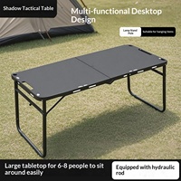 Table pliante d'extérieur, légère, portable, à montage rapide, table tactique IGT Shadow pour pique-niques en plein air, camping, mobilier d'extérieur