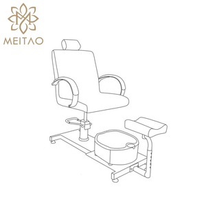 Salon Thiết Bị Nóng Bán Chịu Đựng Tin Nhắn Chân Tắm Ghế Thoải Mái Móng Chân Tóc Salon Ghế Massage Ghế - Product Image 2