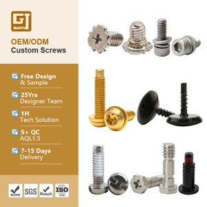 Tornillos de máquina de acero inoxidable con cabeza hexagonal, Phillips, Torx, de ojal, de botón y de campana, métricos, M5 M8 304 316, autorroscantes - Product Image 1
