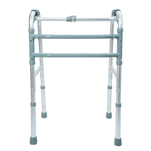 Aluminum Alloy Walking <b>Frame</b> Height Adjustable Anti-Slip Lightweight Foldable <b>Walker</b> For Rehabilitation Support - Product Image 1