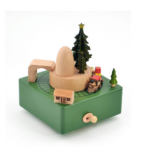Caja <span class=keywords><strong>de</strong></span> música <span class=keywords><strong>de</strong></span> <span class=keywords><strong>madera</strong></span> <span class=keywords><strong>de</strong></span> <span class=keywords><strong>tren</strong></span> <span class=keywords><strong>de</strong></span> Navidad <span class=keywords><strong>de</strong></span> fábrica <span class=keywords><strong>con</strong></span> <span class=keywords><strong>tren</strong></span> redondo móvil - Product Image 1