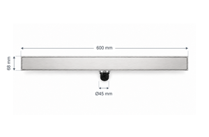 Desagüe de Ducha Lineal de Acero Inoxidable SUS304 de 600 mm, Desagüe de Piso Invisible para <span class=keywords><strong>Baño</strong></span> - Product Image 3
