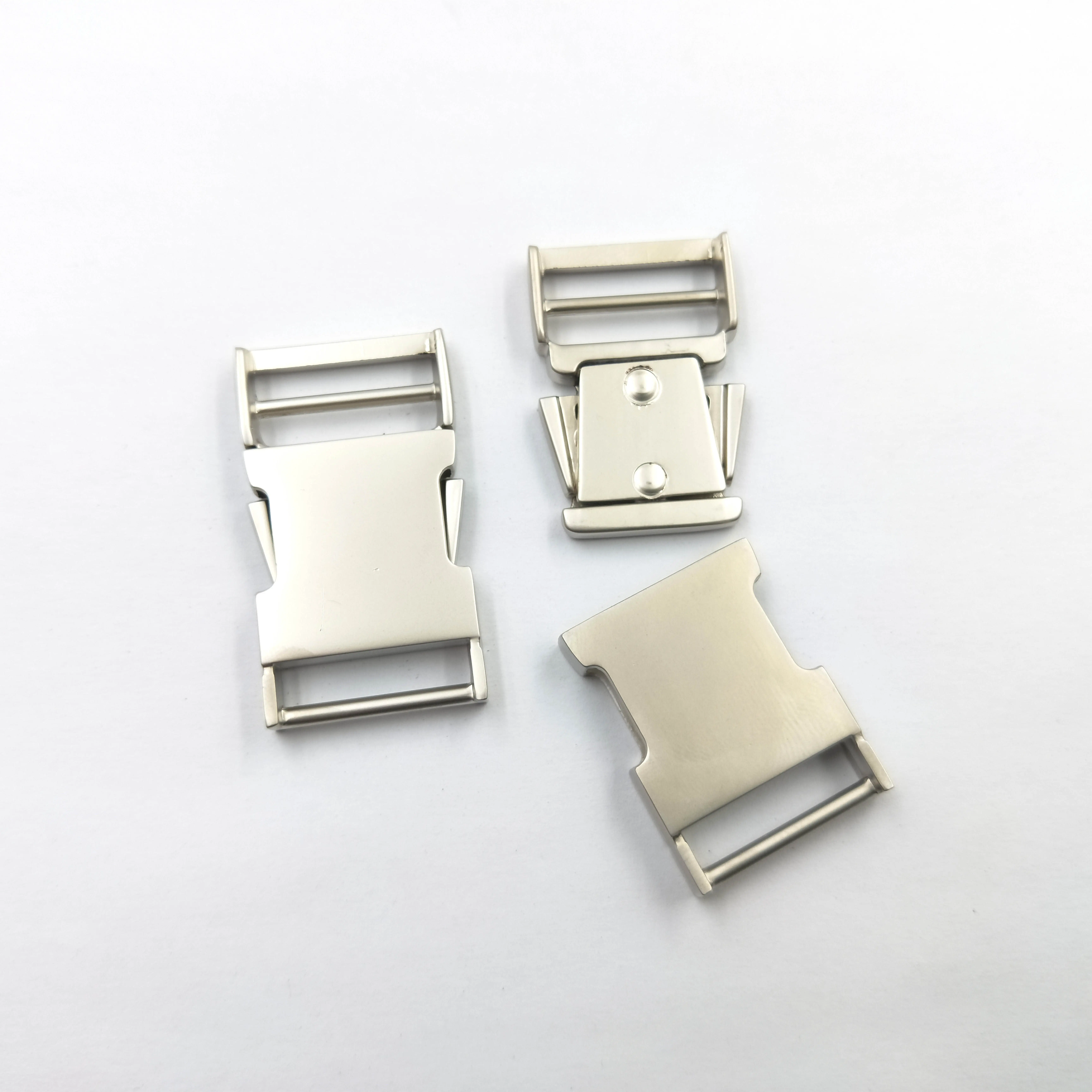 Metal Buckle Nickle Free Silver 20mm Metal Strap Mini Buckle For Bags/clothes/belt