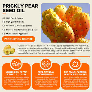 <span class=keywords><strong>Aceite</strong></span> de Semilla de Figo de Barbary 100% Puro Orgánico Prensado en Frío, Hidratante de Nopal para Tratamiento Facial y Ocular para Ojeras - Product Image 3