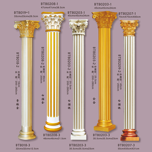 Guanyu Polyurethane Roman Column Statue for Hotel Use As a Wedding Column Flower Pot Holder Rack <strong>Shelf</strong> at Parties Plant Stand - Product Image 3