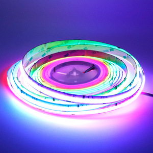 Luz <span class=keywords><strong>LED</strong></span> COB Magic Color 24V de Alta Luminosidad, No Impermeable, para Gabinetes, Canal de Aluminio Empotrado, Autoadhesivo, Efecto Agua Corriente - Product Image 1