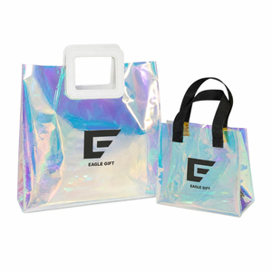 Bolsa de Mano Holográfica Eagle Gift con Logotipo, Diseño Moderno, Resistente al Agua, con Dos Asas, para Todas las Temporadas - Product Image 1