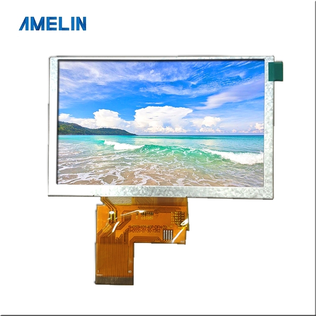 5.0 Inch WVGA IPS TFT LCD Display Module 800x480 1000nit Sunlight Readable Industrial Grade for Automotive HMI Outdoor Kiosk