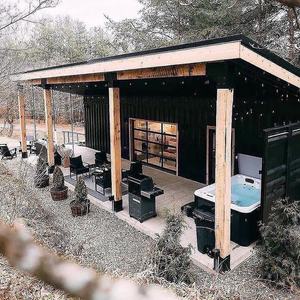 Portable vivant préfabriqué nouvelle expédition modifiée étanche préfabriqué <span class=keywords><strong>Garage</strong></span> Standard conteneur maison et immeuble de bureaux Villa - Product Image 5