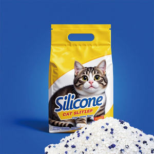 Litière pour <span class=keywords><strong>chat</strong></span> en <span class=keywords><strong>cristal</strong></span> écologique à motif irrégulier en sable de silice, prix d'usine bon marché - Product Image 1