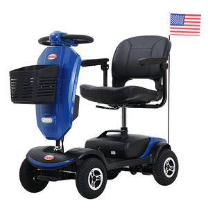 Viajes al aire libre <span class=keywords><strong>scooter</strong></span> eléctrico de cuatro ruedas <span class=keywords><strong>para</strong></span> ancianos scooters ligeros plegables con <span class=keywords><strong>movilidad</strong></span> <span class=keywords><strong>reducida</strong></span> - Product Image 5