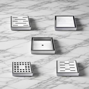 Offres Spéciales carré 304 acier inoxydable salle de bain douche drain de <span class=keywords><strong>sol</strong></span> résistant à la rouille facile à nettoyer adapté à la salle de bain - Product Image 2