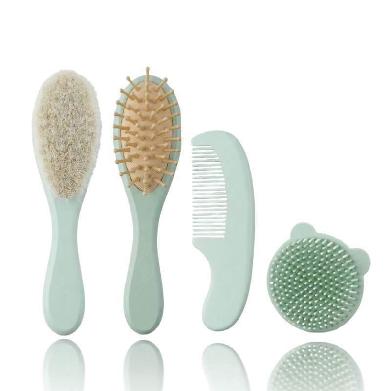 Set de baño para bebé verde