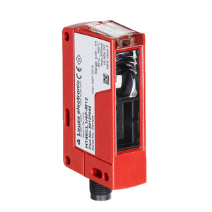 Capteur à réflexion diffuse Leuze HT46CL2/6G-M12, montage M12, suppression de l'arrière-plan - Product Image 1