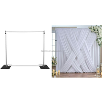Kit de support de toile de fond robuste en aluminium réglable et écologique, 10ft x 20ft, pour décoration de mariages, événements et fêtes
