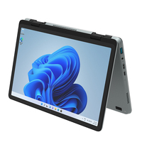 Mini ordinateur portable de poche 11'' Yoga à écran tactile sous Windows 11, SSD 1 To, Intel N150, pour l'éducation et les affaires, avec étiquette privée gratuite