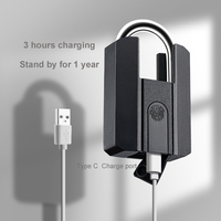 Cadenas intelligent sans clé étanche IP67 avec empreinte digitale, contrôle sans fil via l'application TTLock Smart Life, pour vélo