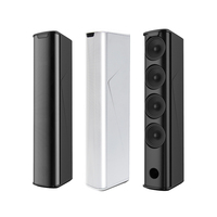 8Ohm 123dB impermeable Line Array altavoz alimentado DSP Mini columna activa Line Array altavoces
