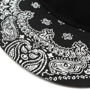 Gorro ajustable con estampado de elementos de Cachemira para hombre y mujer, gorra ajustable con logotipo personalizado, bandana, Snapback, Hip Hop, Unisex - Product Image 4