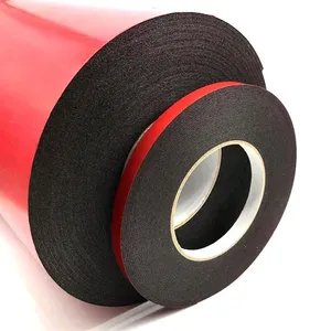 Jumpo Roll Die-cut Waterproof High-viscosity Strong Black White PE Foam Double-sided Tape