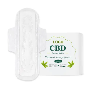 Nova série CBD período menstrual pad produtos de higiene feminina guardanapo sanitário fornecedor