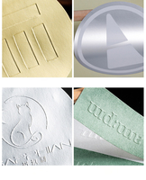 Autocollant de logo en relief, impression, estampage à chaud, or, autocollant de scellement personnalisé, autocollant mat personnalisé, autocollant de logo de marque adhésif