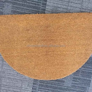 Outdoor Semi <b>Circle</b> Half Moon Round Coir Rug - Product Image 3