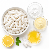 Capsules éclaircissantes OEM à marque privée L-Glutathion Vitamine C pour l'éclat de la peau, soutien antioxydant et supplément blanchissant
