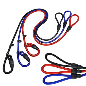 Luxury 5m Nylon Dog Training Lead Super Thin Adjustable Dog <b>Leash</b> with Plastic Collar Designer Luxury Rope Dog Collar <b>Leash</b> <b>Pets</b> - Product Image 1